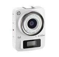 HP Life Cam (lc100w) Mini 4k Full HD 1080p Water Resistant Camera with Waterproof Case, White (HPD-LC100W-VP) N3