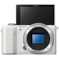 Sony Alpha A5000 ILCE5000/W 20.1MP Mirrorless Digital Camera Body Only (White) N4