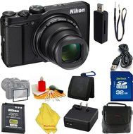 Nikon COOLPIX S9900 Digital Camera with 30x Optical Zoom and Built-In Wi-Fi (Black) + Case+32 GB Card+Reader +...