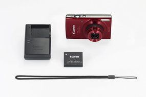 Canon PowerShot ELPH 190 IS (Red) with 10x Optical Zoom and Built-In Wi-Fi N12