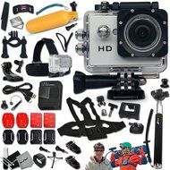 KoolCam AC100 Waterproof ACTION Camera / Camcorder HD 720p + COMPLETE Accessories Kit Includes: Head Strap + Chest...