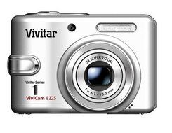 Vivitar VIVICAM-8325 8.0MP Camera with 3x Optical Zoom and 2.36-Inch LCD