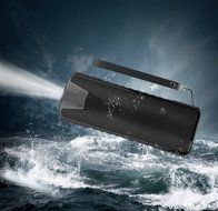 HomeBot Portable Bluetooh Speaker Waterproof with Led Flashlight,Lanyard,4400mAh Power Bank,USB,Micro SD,3.5 AUX... N5