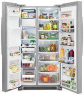 Frigidaire FPHC2399PF Professional 22.6 Cu. Ft. Stainless Steel Counter Depth Side-by-Side Refrigerator - Energy... N4