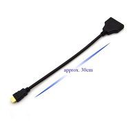 REDGO HDMI Male To Dual HDMI Female 1 to 2 Way Splitter Adapter Cable Converter For HDTV,Support Two TVs The Same...