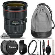 Canon EF 24-70mm f/2.8L II USM Lens + UV Filter + Lens Cap Holder + Cleaning Brush + Air Cleaner + Cleaning Kit...