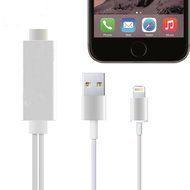 Feihe iPhone Lightning to HDMI Cable, 6.5Ft Lightning MHL To HDMI Cable 1080P HDTV Adapter For iPhone 5 5S 6 6s... N6