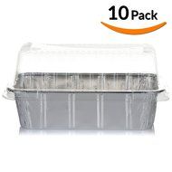 DOBI Loaf Pans - Disposable Aluminum Foil 2Lb Bread Pans, Standard Size - 8.5 X 4.5 X 2.5 Inches, Pack of 30.... N19