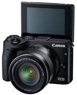 Canon EOS M3 Mirrorless Camera (Black) with EF-M 18-55mm f/3.5-5.6 IS STM Lens - International Version (No Warranty) N7