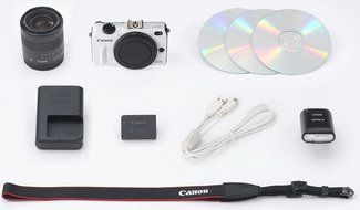 Canon mirrorless SLR EOS M2 STM lens kit EOSM2 L1855STMK-WH N5