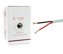 Five Star Cable 16 AWG 2C Bare Copper Speaker Cable, 500 Feet (152.4 Meters) - White N4
