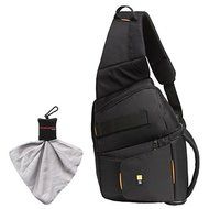 Case Logic Digital SLR Sling Camera Bag/Case (Black) (SLRC-205) for Panasonic / Olympus E-5, E-30, Evolt E-420...