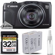 Canon PowerShot SX710 HS Digital Camera Black Built-In Wi-Fi/NFC + Backup Battery + 32GB Class 10 Memory Card...