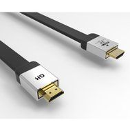 HDMI 2.0 Cable Flat, 4K 4096x2160P@60Hz High Speed Hdmi Cable for Xbox PS3\4 PC TV Projector(6 Feet) N5