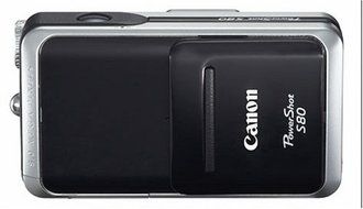 Canon Powershot S80 8MP Digital Camera with 3.6x Wide Angle Optical Zoom N3