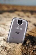GE DV1-CO Waterproof/Shockproof 1080p Pocket Video Camera (Citrus Orange) (Discontinued by Manufacturer) N6