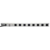 Tripp Lite 8 Outlet Surge Protector Power Strip, 6ft Cord, 24 in., Metal, (SS240806)