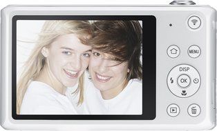 Samsung DV180F 16MP 5x Optical Zoom Smart Camera (White) EC-DV180FBPWE1 - International Version (No Warranty) N5