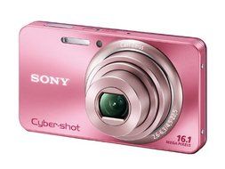 SONY Digital Camera Cybershot W570 16.10MPS CCD x5 Optical zoom Pink DSC-W570/P