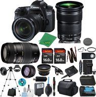 Canon EOS 6D Camera + 24-105mm STM + Tamron 70-300mm AF + 2pcs 16GB Memory + Case + Reader + Tripod + ZeeTech...