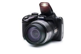 Kodak AZ521, 16MP Camera with 52x Optical Zoom, 3" LCD Screen, 1080p Video Recording - Black N6