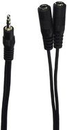 Cable Showcase 6-Inch 2 x 3.5mm Stereo Male/3.5mm Stereo Female Cable (30S1-35260) N2