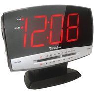 WESTCLOX 80187 1.8&#039;&#039; Digital AM/FM Dual Alarm Clock Radio N2