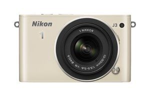 Nikon 1 J3 14.2 MP HD Digital Camera with 10-30mm VR 1 NIKKOR Lens (Beige) - International Version (No Warranty) N2