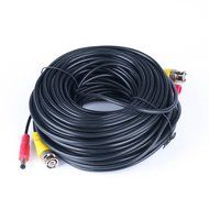 Prosshop Pre-made All-in-One Siamese BNC Audio Video and Power Cord Wires 100 Feet Monitor Supply Cables Surveillance... N14