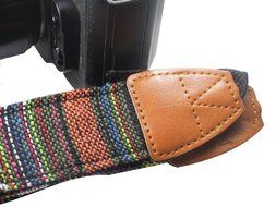 Mavota Colorful Stripe Camera Shoulder Neck Strap Camera Belt For Canon Nikon Olympus Panasonic Pentax Sony SLR... N12