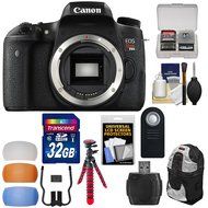 Canon EOS Rebel T6s Wi-Fi Digital SLR Camera Body with 32GB Card + Backpack + Tripod + Diffusers + Remote + Kit