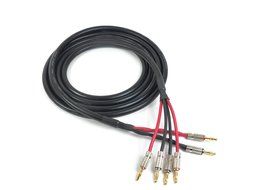 Canare 4S11 Bi-Wire Professional Speaker Cable | Premium Banana Plugs | 10 Feet | 10 Ft. N3