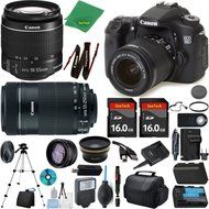 Canon EOS 70D Camera + 18-55mm IS STM + 55-250mm STM + 2pcs 16GB Memory + Case + Memory Reader + Tripod + ZeeTech...
