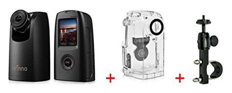 Brinno TLC200PRO HDR Time Lapse Video Camera + Brinno Weather Resistant Housing ATH120 + Brinno ABH100 Bike Mount N4