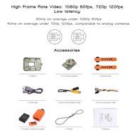 RunCam 2 1080P HD 120 Degree Wide Angle WiFi FPV Camera Silver for RC 250 Racing Quad QAV250 N2