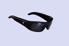 GoVision water-resistant black APOLLO 1080p slim design video recording sunglasses with UV lenses, built-in rechargeable... N4