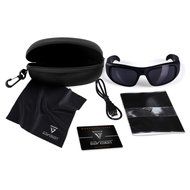 GoVision water-resistant black APOLLO 1080p slim design video recording sunglasses with UV lenses, built-in rechargeable... N5
