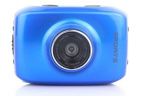Generic Digital Mini Camera Touch Screen Waterproof Blue