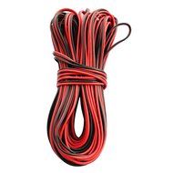 Ksmile&reg;10M 33feet 20AWG Extension Cable Wire Cord for Led Strips Single Colour 3528 5050, 2 Pin Red/Black Hookup... N2