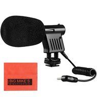 MIC-803 Camera Mounted Shotgun Microphone For Panasonic Lumix DMC-G1 DMC-G2, DMC-G3, DMC-G10, DMC-G6K, DMC-GF1... N24