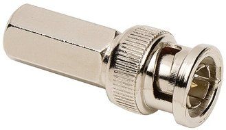 Allen Tel GBNC-109C-75 75-Ohm BNC Male Coaxial Twist-On Connector for RG-6 PVC, 2-Pack