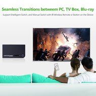 Ugreen HDMI Switcher 3x1 with IR Wireless Remote Support 1080P, 3D for Laptop, HD-DVD, PS3, Xbox360, Black N4