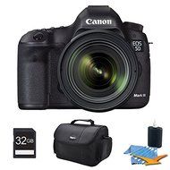 Canon EOS 5D Mark III 22.3 MP Digital SLR Camera and 24-70mm f/4L IS Lens 32GB Bundle - Includes camera, memory...
