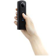 Ricoh Theta S 360-Degree Spherical Digital Camera (Black) with 360 Time Lapse + Power Pack + Selfie Stick + HDMI... N6