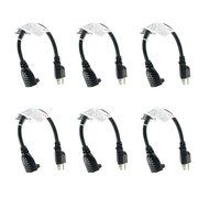 C&amp;E CNE74467 1-Feet 16AWG Outlet Saver Power Extension Cord NEMA 5-15R to NEMA 5-15P, 5-Pack N7
