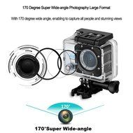 Floureon Q6 2.0 Inch 4K 16MP 170&deg;WIFI 30M/98FT Waterproof Slow Motion Function Loop Recording Full HD DV Sports... N9
