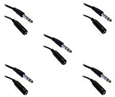 C&amp;E CNE40384 25-Feet 1/4-Inch Stereo Extension Cable, TRS, Balanced, 1/4-Inch Male to 1/4-Inch Female N21