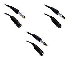 C&amp;E CNE40384 25-Feet 1/4-Inch Stereo Extension Cable, TRS, Balanced, 1/4-Inch Male to 1/4-Inch Female N22