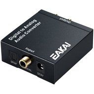 Audio Converter, EAKAI Digital Optical Coax to Analog RCA Audio Converter Adapter with 3.5mm Jack N3