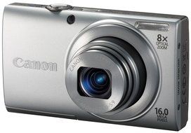 Canon Digital Camera PowerShot A4000IS (Silver) 16MP 8x Optical Zoom PSA4000IS(SL) - International Version N3